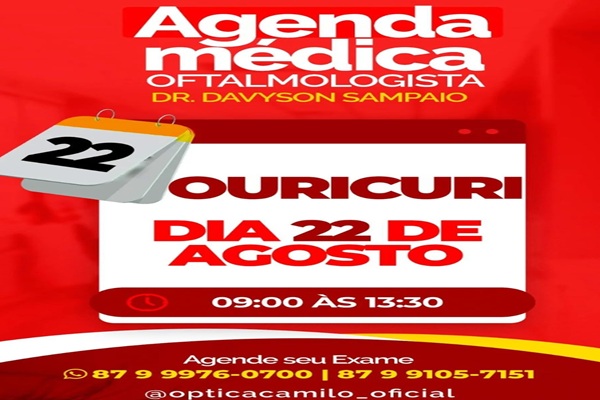 PROMOÇÃO ÓPTICA CAMILO